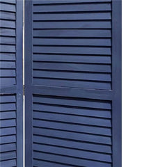 3 Panel Grey Shutter Screen Room Divider