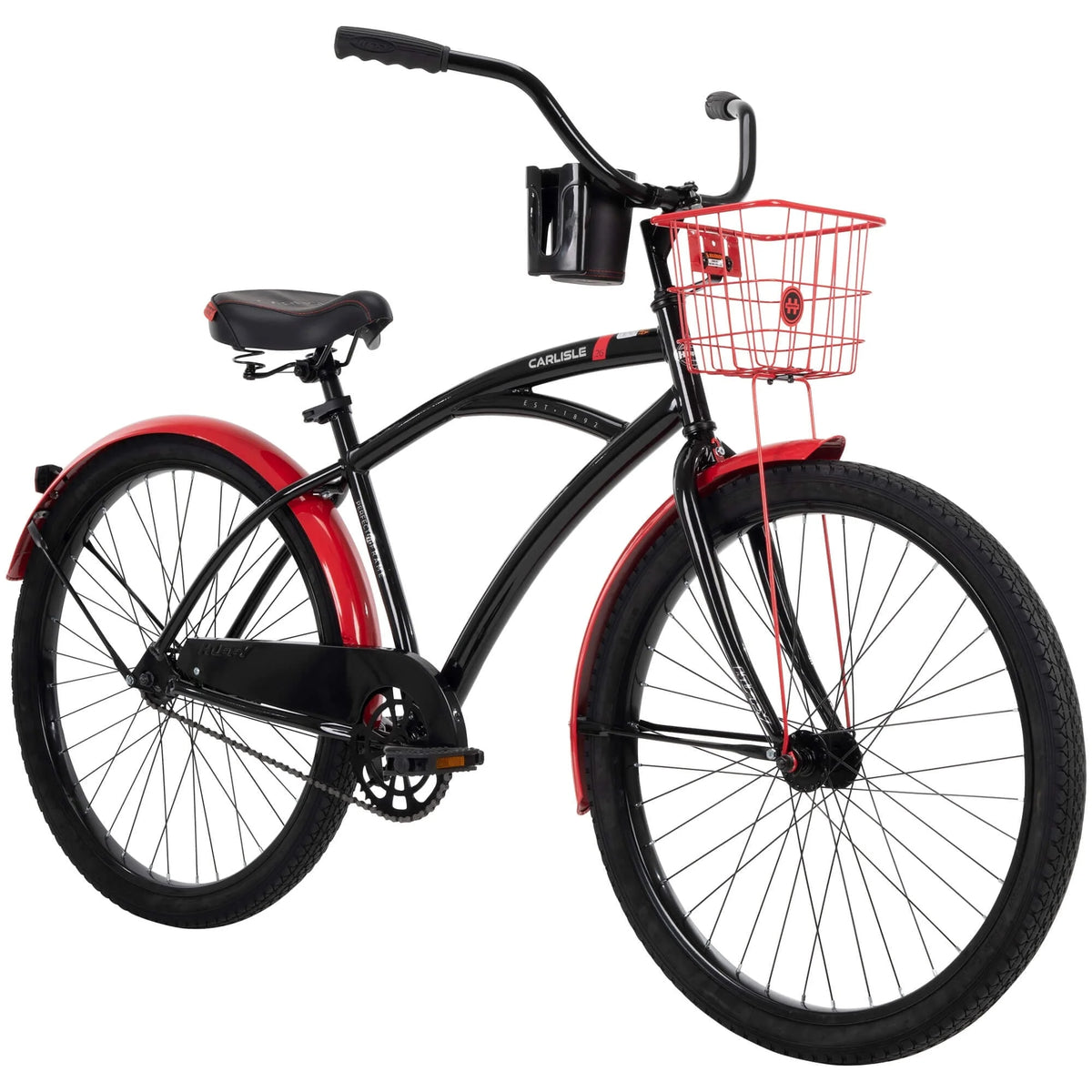 Huffy 26 In. Carlisle Men'S Comfort Cruiser Bike, Black
