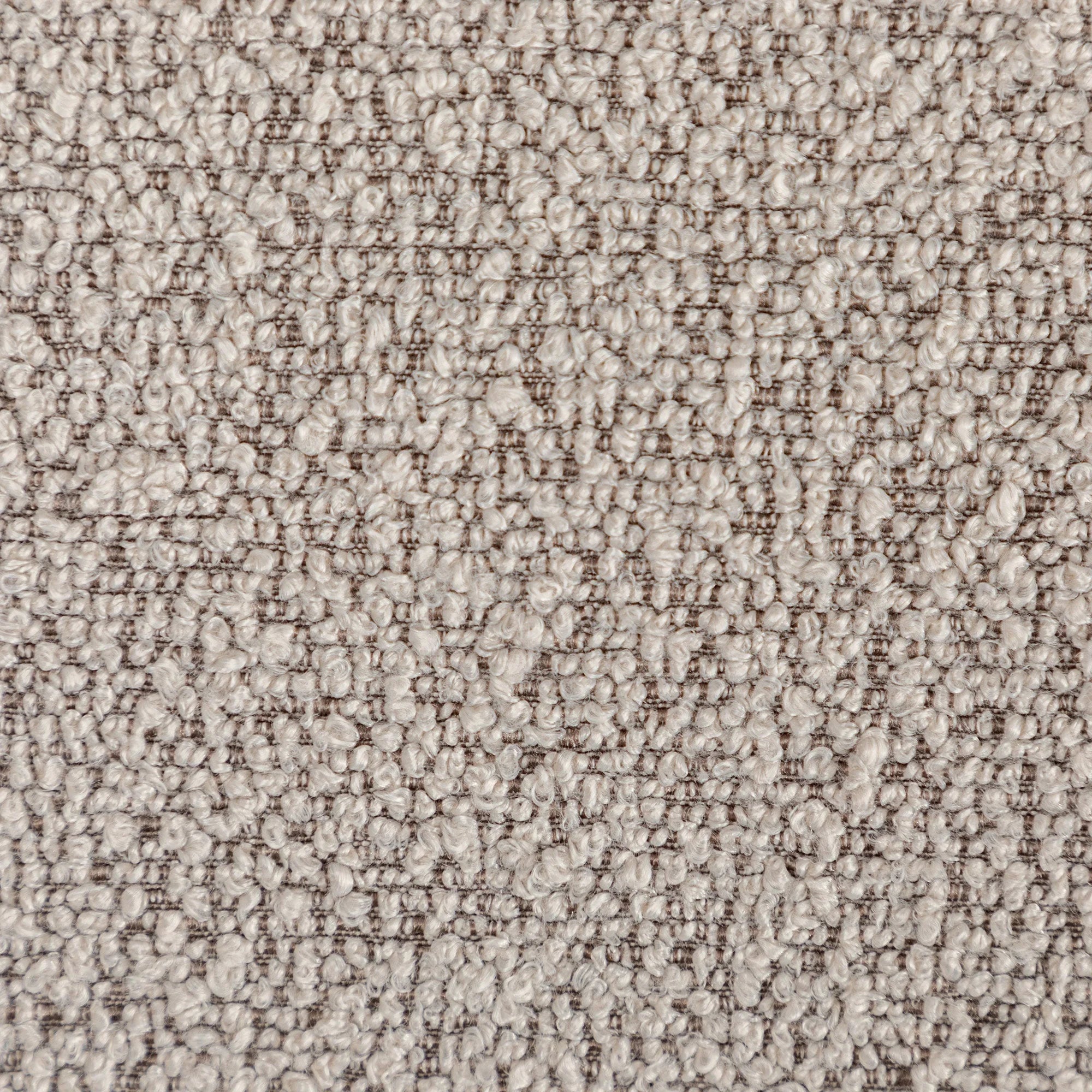 34" Wide Boucle Swivel Barrel Chair, No Assembly Round Upholstered Armchair Accent Chair Single Sofa Chair with Toss Pillow for Living Room and Bedroom, Taupe