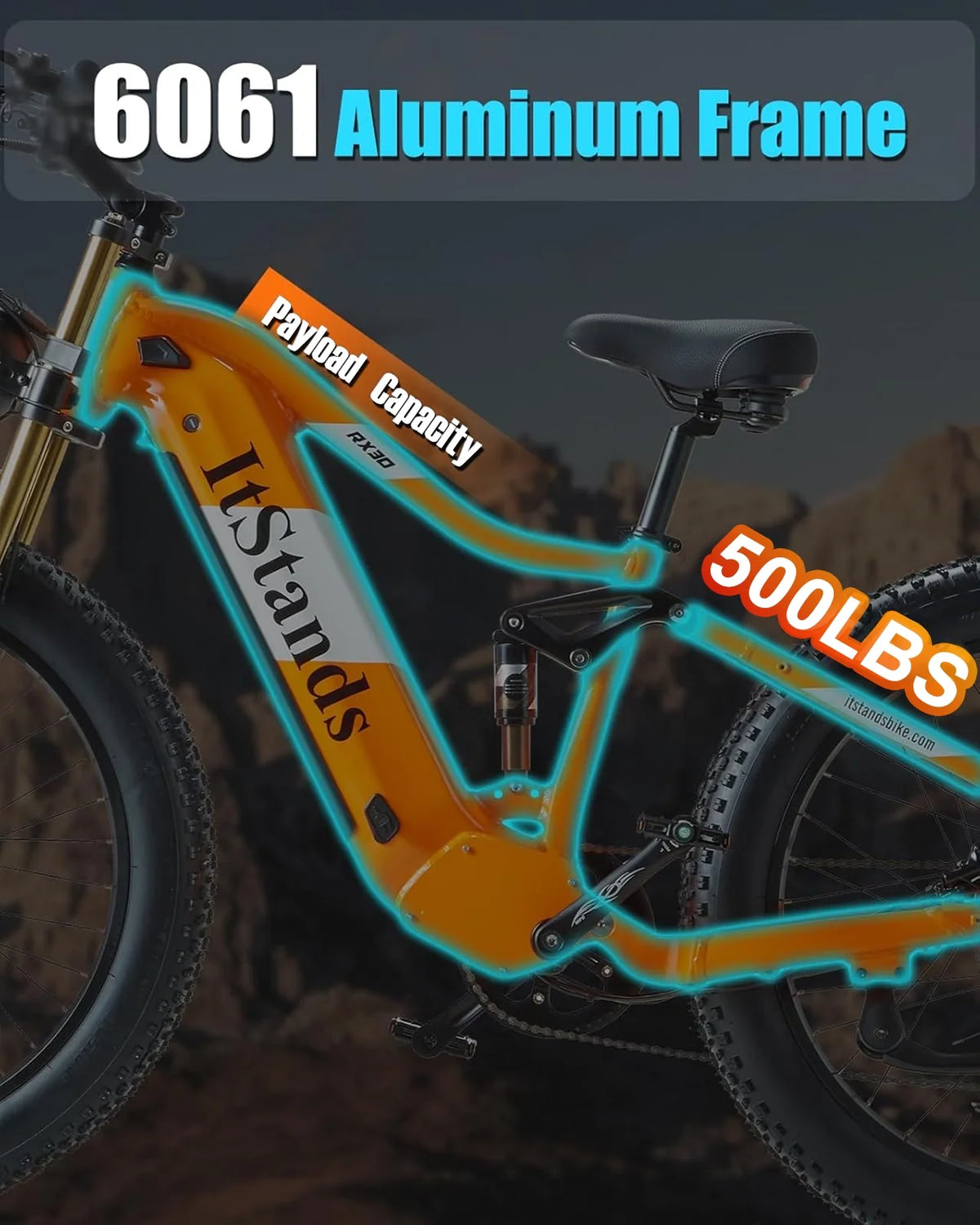 Dual Motors AWD 2000W Electric Bike for Adult 26'', UL2849 48V 60AH Removable Battery E - Mountain Bike 4'' Fat Tire up to 35MPH&200miles Long Range Off Road Ebike Beach Dual Hydraulic&Brakes E - Bicycle