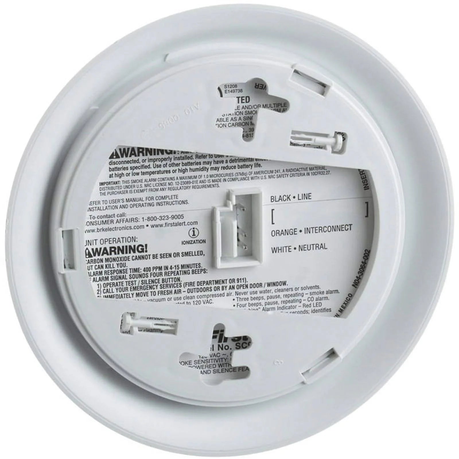 First Alert BRK SC9120B (2 Pack) Smoke & Carbon Monoxide Detector W/ Batt Backup