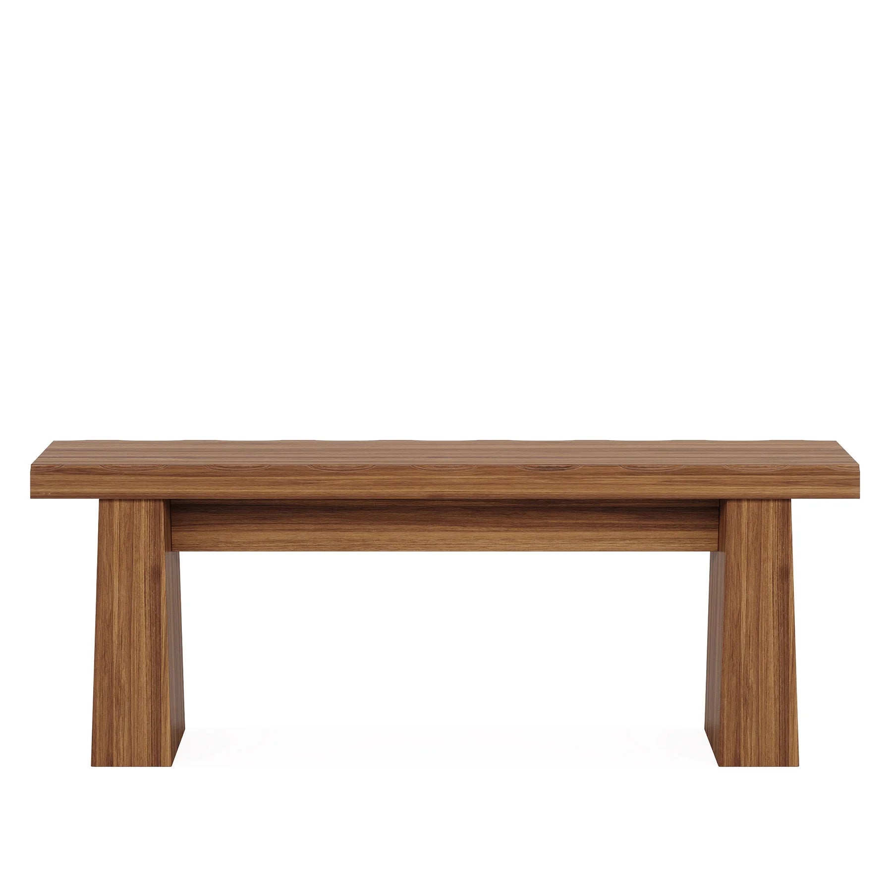 Fnova 48" Wooden Two - Person Backless Entryway Bench with Under - Bench Storage for Outdoor Garden, Living Room, Bedroom, Dining Room, Hallway