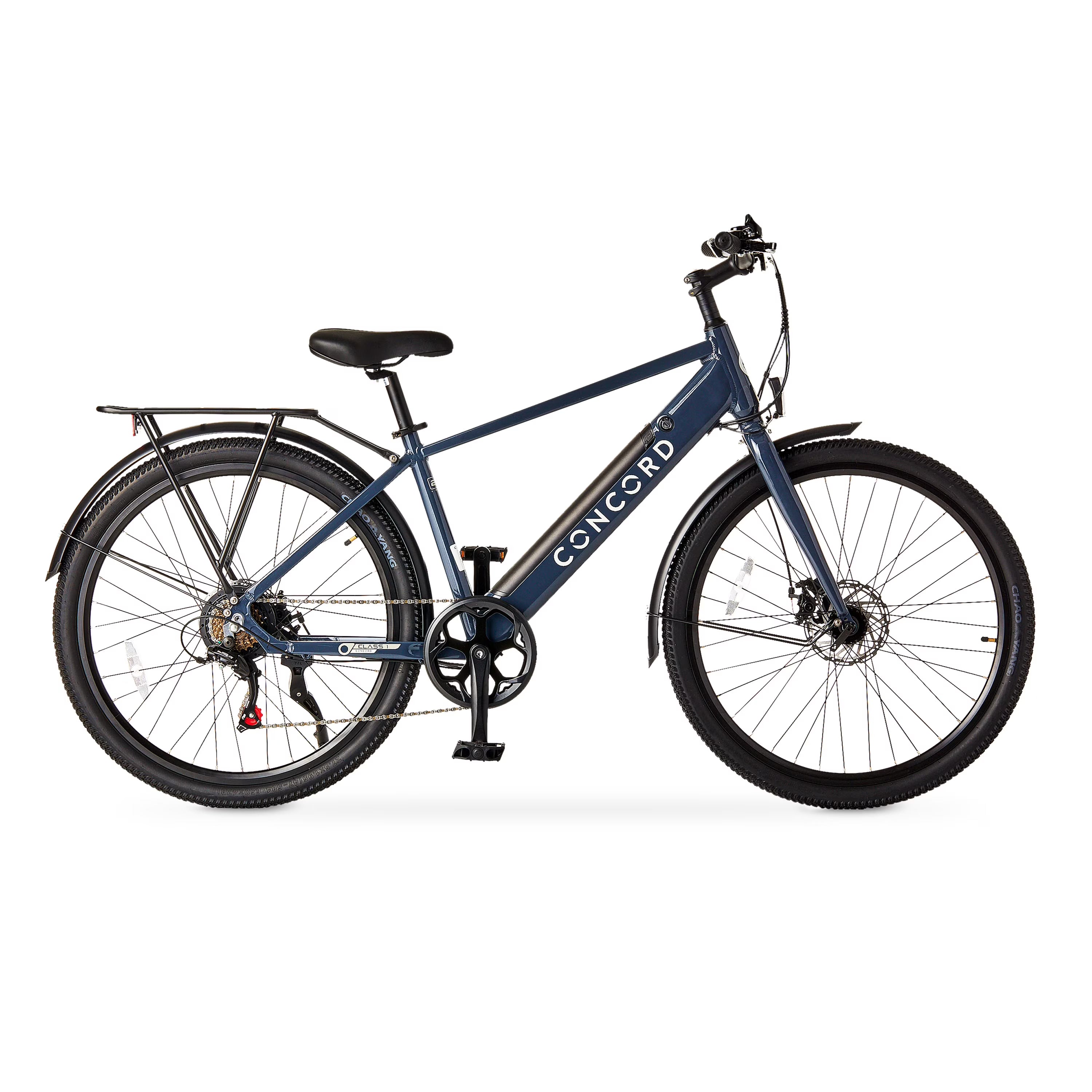 Concord 27.5" Step - Over Electric Commuter Bike, 36V, Gray, Fits Riders 5'1" - 6'1", Adult, Unisex