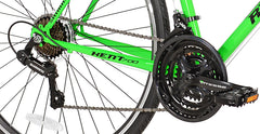 700c Roadtech Men'S Bike, Black/Green