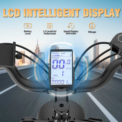 1500W MTB Electric Bicycle 48V 20ah Removable Battery E - Bike，electric Bike for Adults 20" Fat Tire Electric Motorcycle, Shimano 7 Speed Full Suspension Mountain Bike UL2849