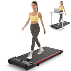 Walking Pad 2 in 1 Under Desk Treadmill with Remote Control Mini Portable Treadmill for Home Office