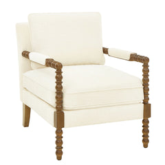 Pioneer Woman Harper Spindle Accent Chair, Jade Fabric Upholstery