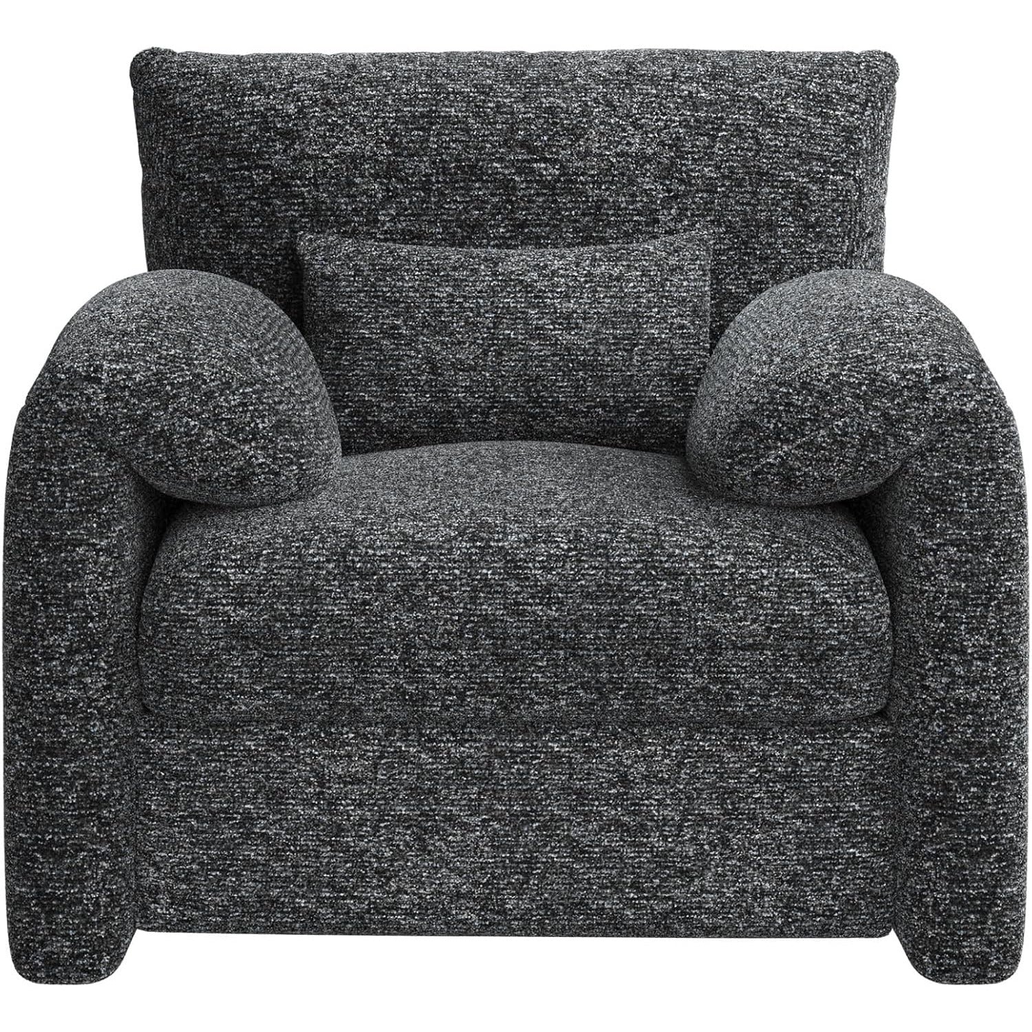 AECOJOY Oversized Armchair, Chenille Mid Century Accent Chair, Comfy Upholstered Single Sofa, Extra Wide Reading Chairs