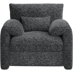 AECOJOY Oversized Armchair, Chenille Mid Century Accent Chair, Comfy Upholstered Single Sofa, Extra Wide Reading Chairs