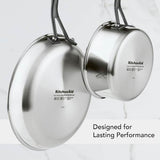 10-Piece Stainless Steel Induction Cookware Set