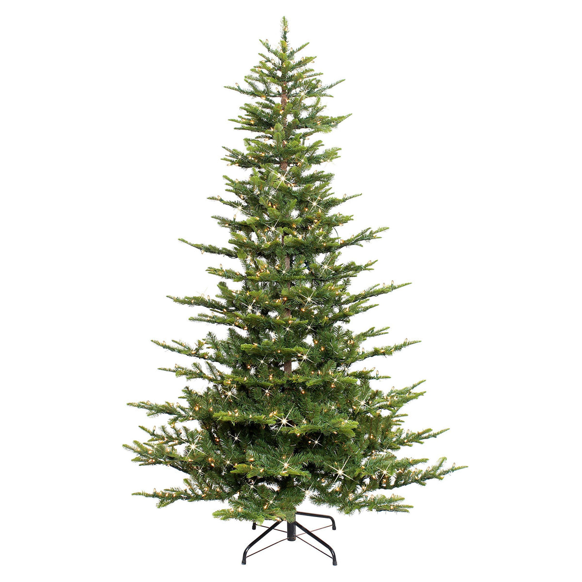 Puleo International 6.5' Aspen Fir Pre-Lit Artificial Christmas Tree with Clear Lights Green