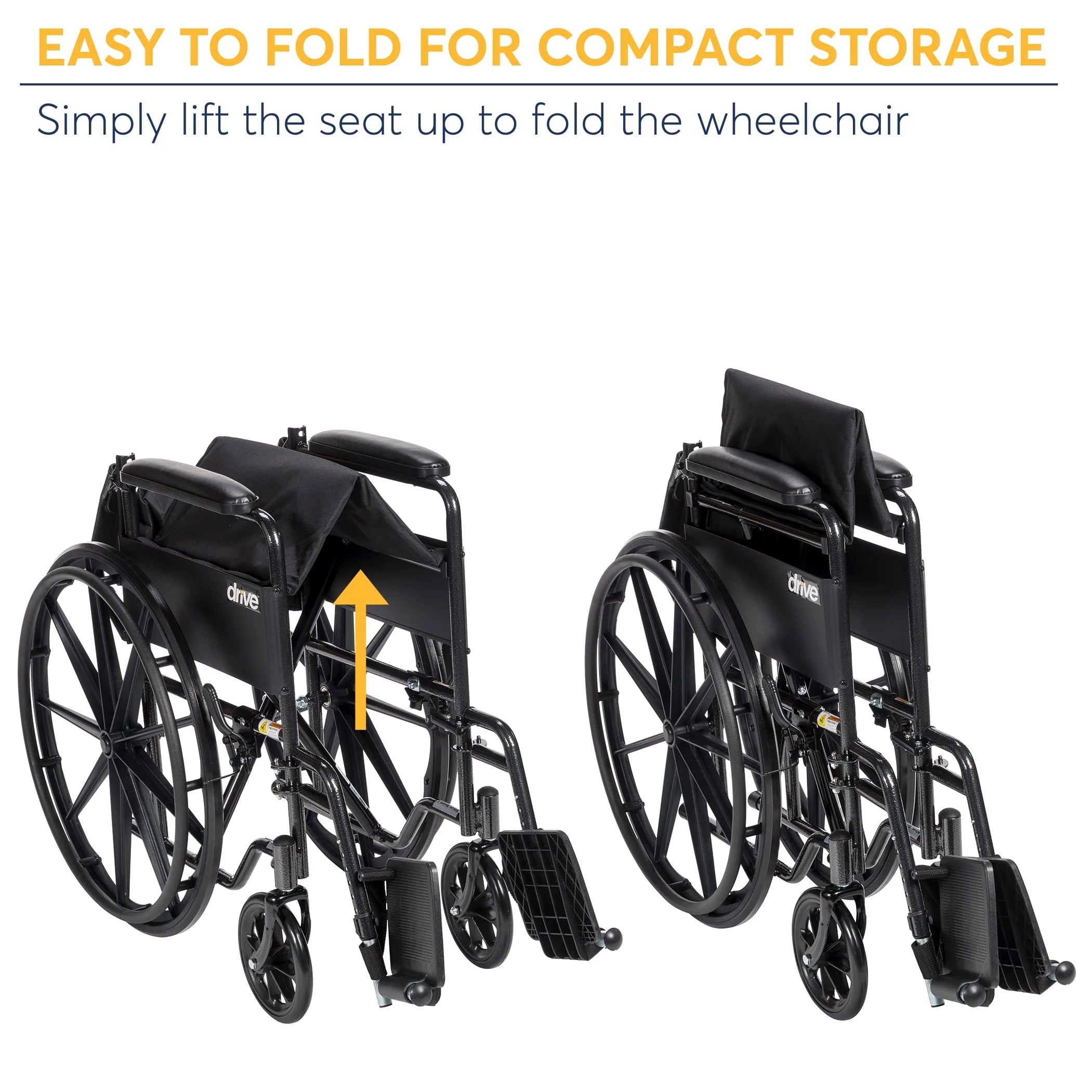 Silver Sport 1 Wheelchair with Full Arms and Swing Away Removable Footrest