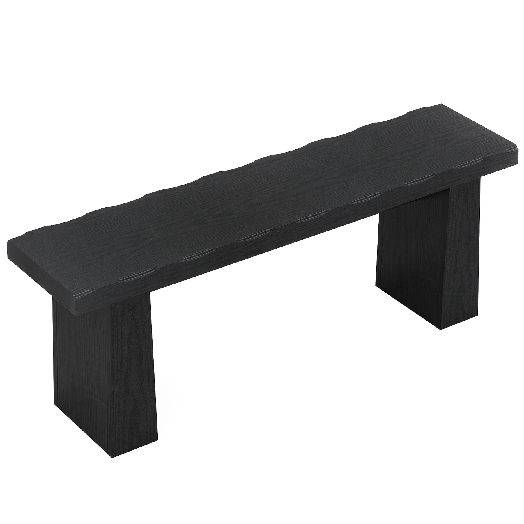Fnova 48" Wooden Two - Person Backless Entryway Bench with Under - Bench Storage for Outdoor Garden, Living Room, Bedroom, Dining Room, Hallway