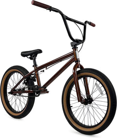 Elite BMX Bicycle 20" Freestyle Bike - Stealth Blue Purple Ideal for Ages 7 to 18 Years