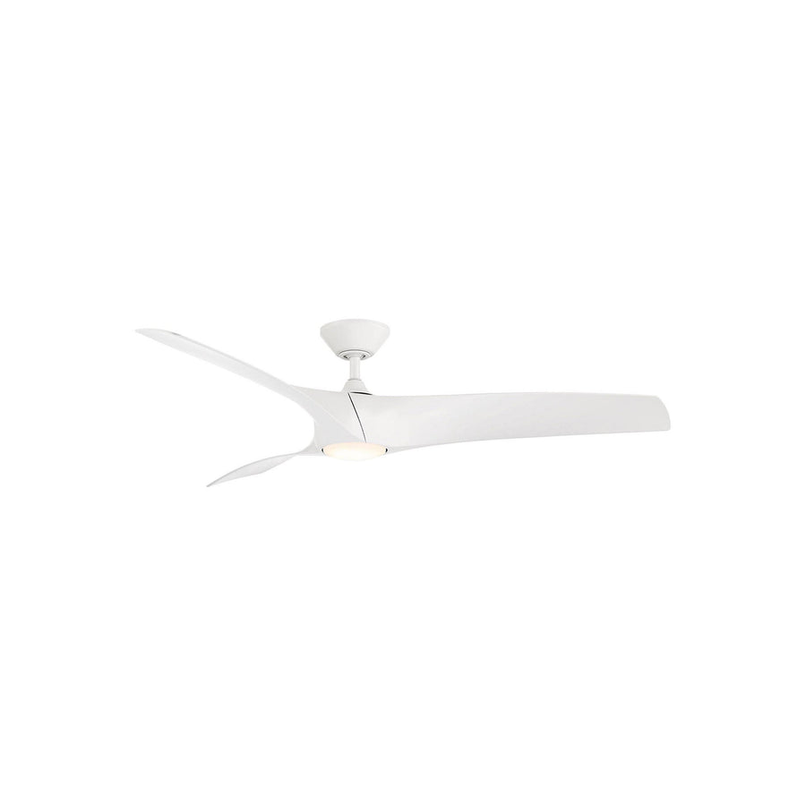 Modern Forms 52" Zephyr Smart Ceiling Fan - Matte White