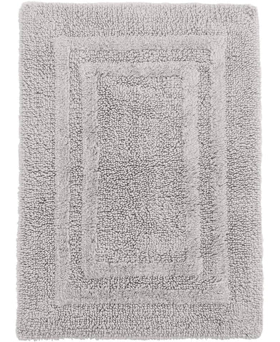 Hotel Collection Cotton Reversible 21" x 33" Bath Rug - Mercury