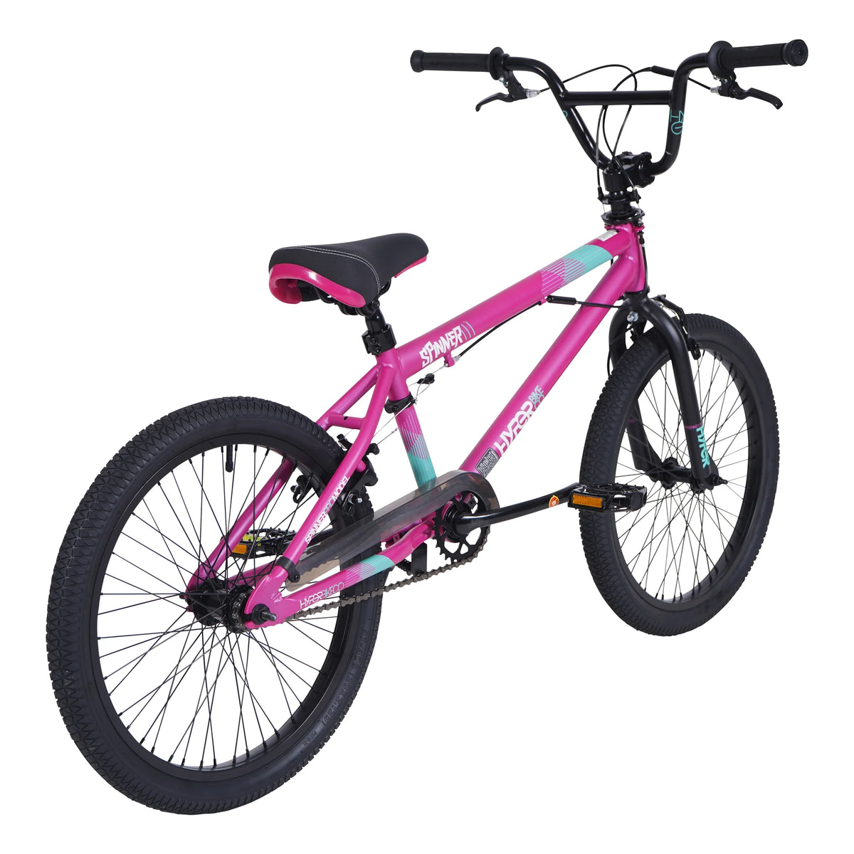20" Hyper Bicycles Girl'S Spinner BMX Bike for Kids, Pink, Age Group 8 to 13, Child, Tween