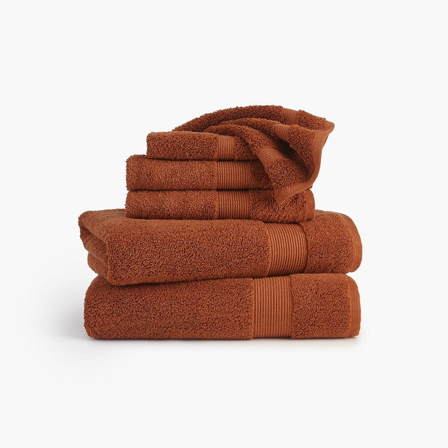 Under The Canopy Classic Organic Towel - Rust, Rust / Bath Sheet Bath Sheet Rust