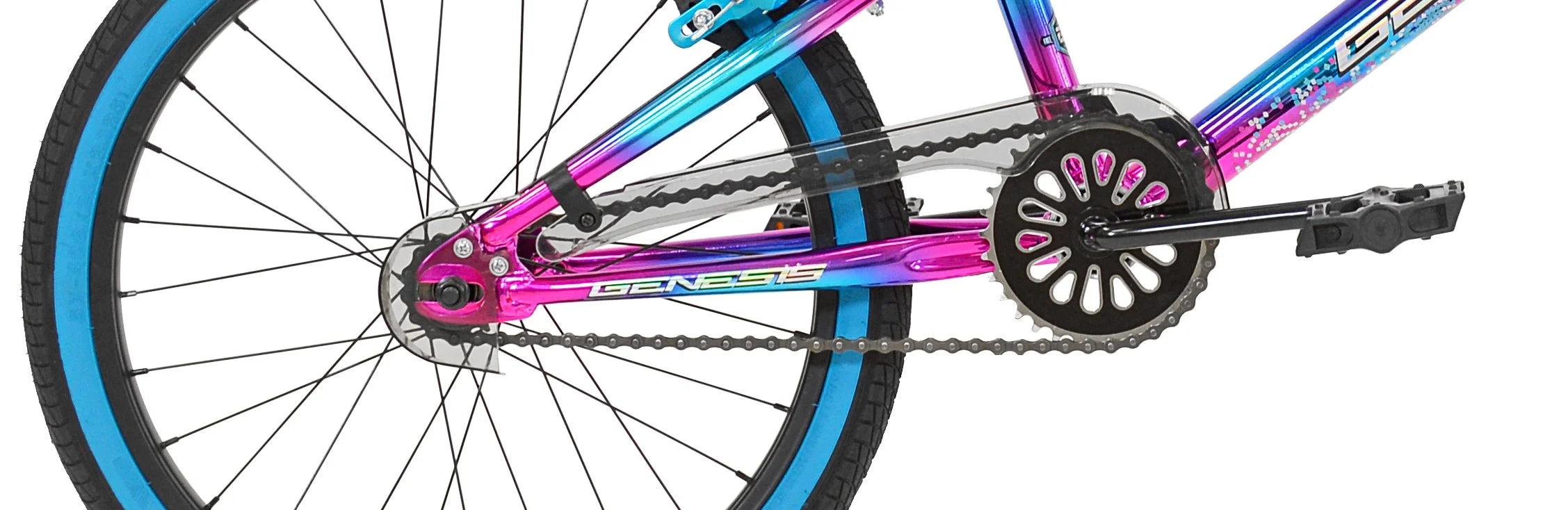 20" Illusion Girls Bike, Blue/Purple
