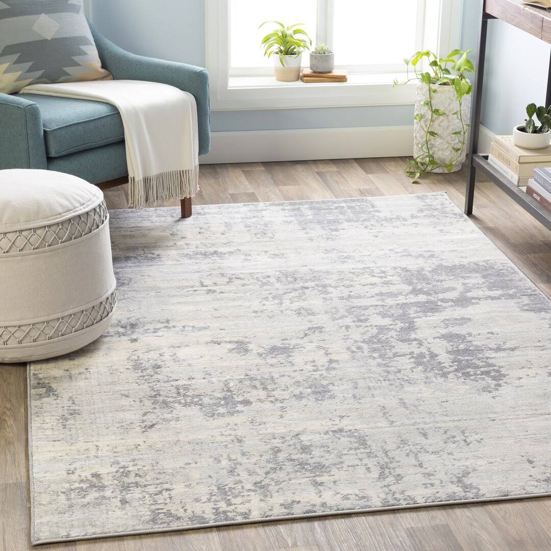 Manzanares Beige/Gray Area Rug Williston Forge Rug Size: Rectangle 5'3" x 7'3"