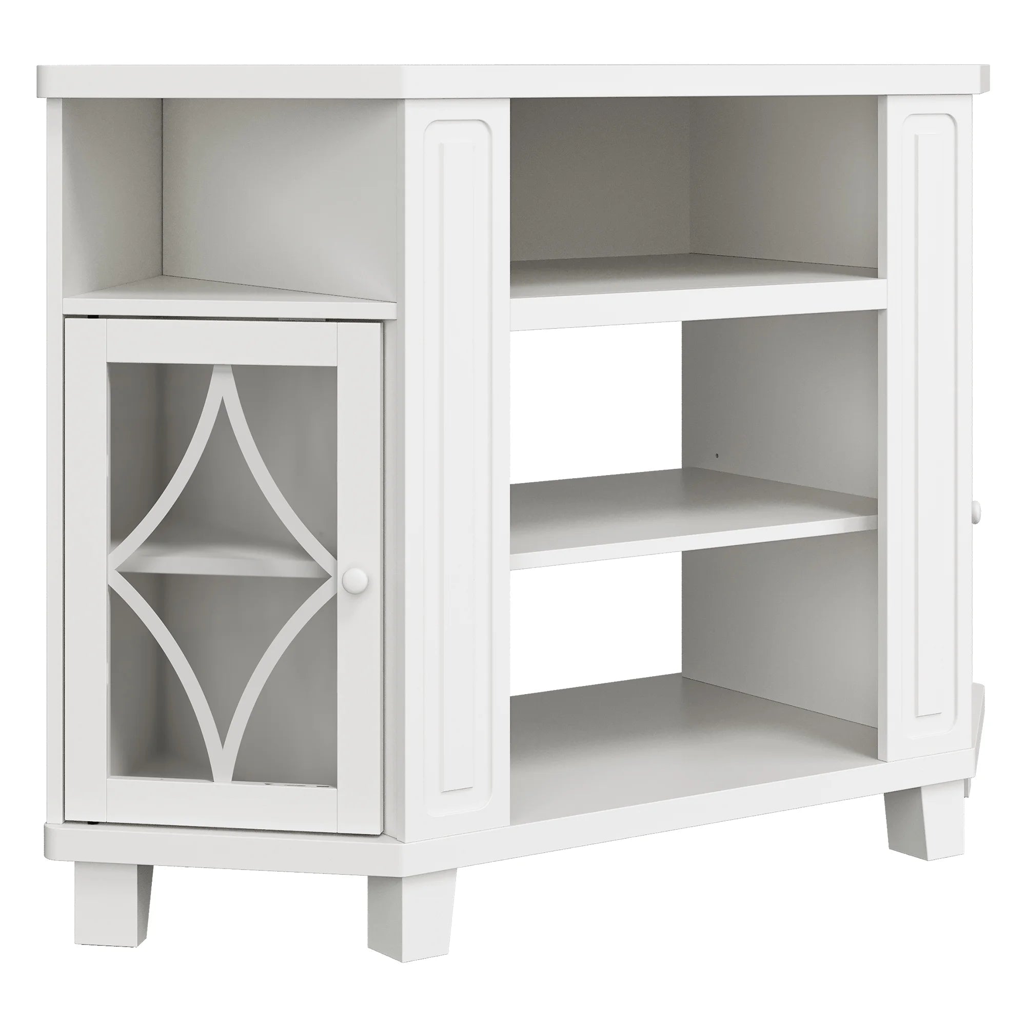 Mayincolor Farmhouse TV Stand for 65+ Inch TV, 34'' Tall Entertainment Center with Sliding Barn Doors, Rustic Wood Media Console Storage Cabinet Television Stand for Living Room, Light Grey