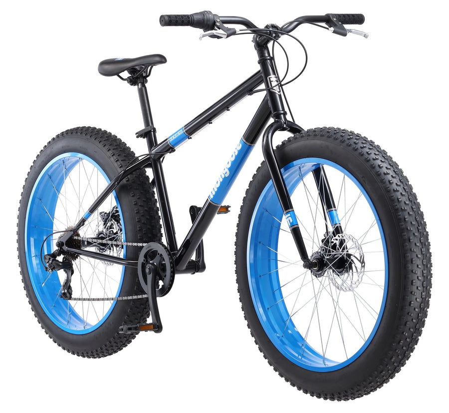 Mongoose 26" Dolomite Mens Fat Tire Bike, 7 Speeds, Black