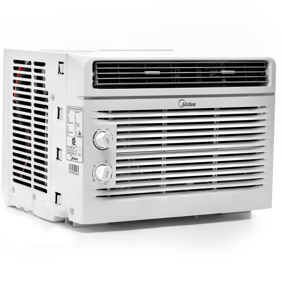 Midea MAW05M1YWT-E 5,000 BTU Room Window Air Conditioner, Mechanical Control, Doe
